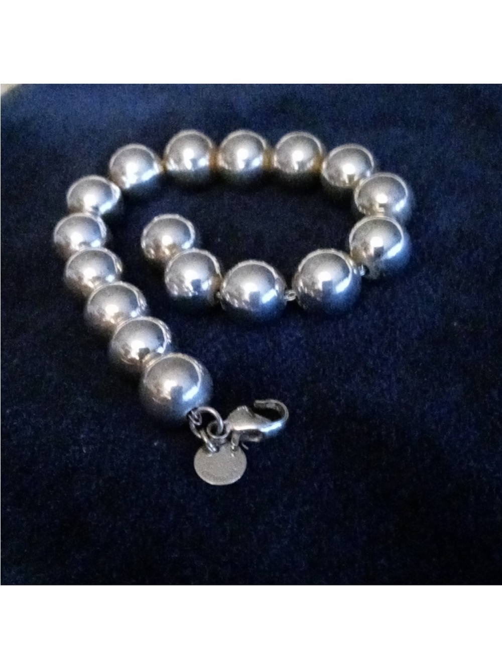 TIFFANY & CO CLASSIC 10MM BEADED BALL BRACELET - Picture 16 of 16